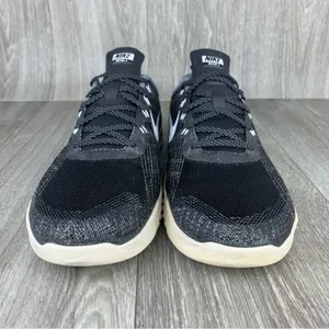 womens black white Nike Metcon 3 gym training Athletic shoes size 9 thumbnail 3