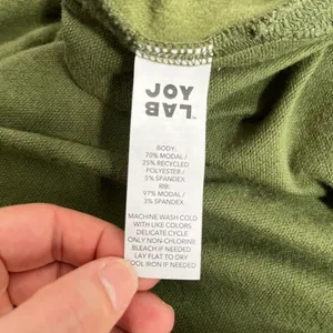 JoyLab Crew Neck Active Sweatshirt Thumbholes Size XS Women’s Green thumbnail 10