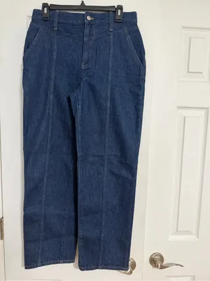 Madewell‎ perfect vintage straight Jean seam detail size 28 waist 30” 90’s 70’s thumbnail 4