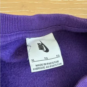 Nike Crew Neck Sweatshirt Size XL Purple thumbnail 2