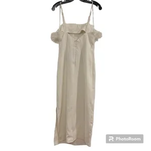 Elliatt | Harley‎ Dress In Ivory With Feathers Size XS thumbnail 9
