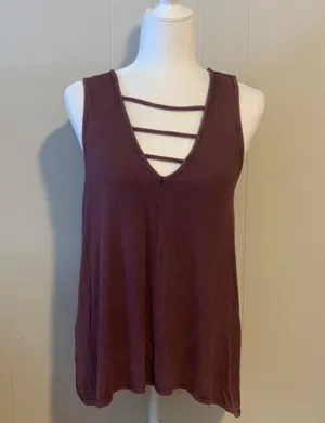 American Eagle Soft & Sexy Rib Ladder Tank thumbnail 1