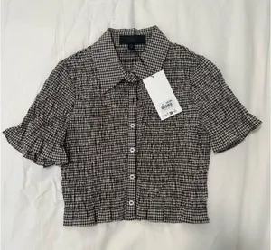 ZARA Gingham Top thumbnail 1