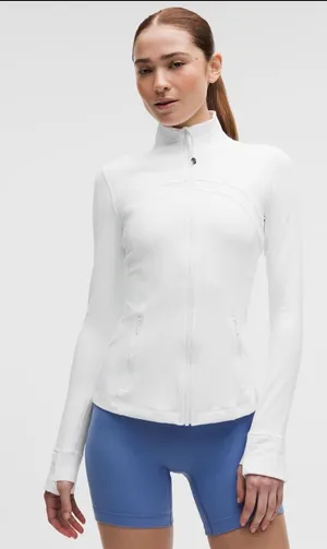 lululemon athletica White Zip-Up Jacket thumbnail 1