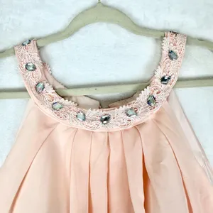 JJ's House Halter Neck Chiffon Bridesmaid Dress Size 18W Pearl Pink NWT thumbnail 7