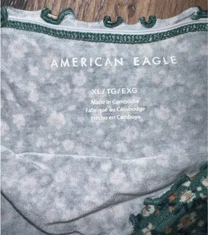 American Eagle Top Tank Floral Crop thumbnail 2