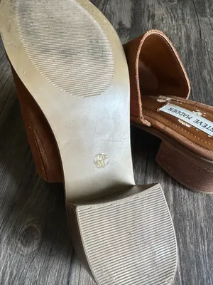 Steve Madden Brown Slip-On Heels 8 thumbnail 3