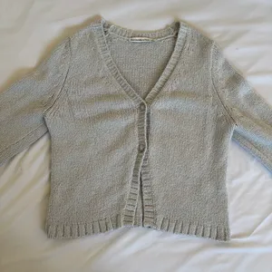 Abercrombie Light Blue Gray Cardigan thumbnail 2