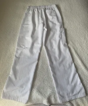 White Scrub Pants Size M thumbnail 4