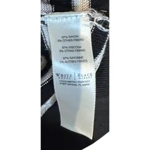 White House Black Market Women's Sweater‎ Snap Button Sparkle Striped Sz. Medium thumbnail 6