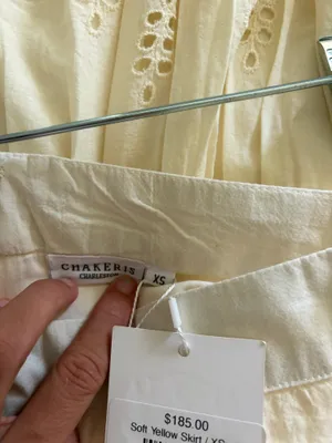 Chakeris Yellow Maxi Skirt Size XS thumbnail 3