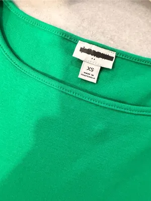NWOT J. Crew Size XS Mid Weight Boat Neck Kelly Green Knit Cotton Tank Top thumbnail 7