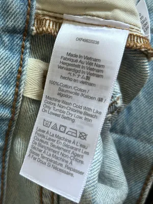 NWT‎ Madewell Low-Slung Baggy Jeans Hallstead Wash Rigid Size 28 thumbnail 10
