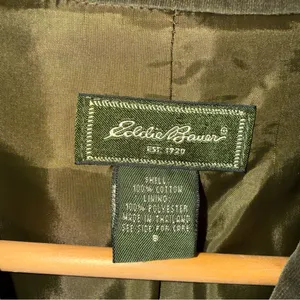 eddie bauer Olive Green 3 Button Velvet Blazer Jacket Size‎ 8 thumbnail 4