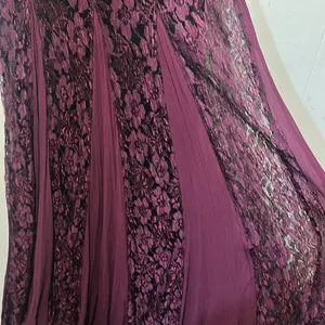 GORGEOUS vintage Purple plum lace‎ dress size m whimsigoth thumbnail 4
