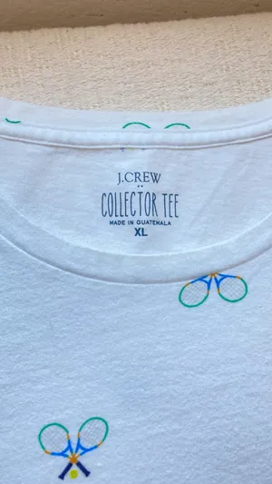 J.Crew Tennis Print Tee — Tenniscore Aesthetic thumbnail 9