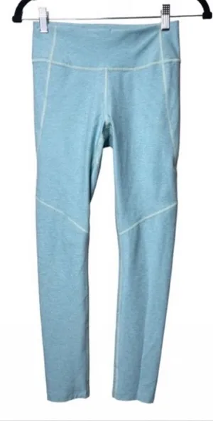 Outdoor voices‎ blue leggings small thumbnail 1