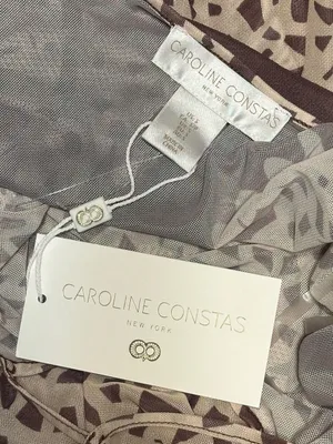 Caroline Constas New York Long Sleeve Maxi Dress Mesh Swim Coverup NWT thumbnail 6