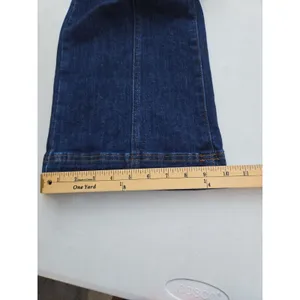 Mica Boutique Denim Wide Crop Super High size 28 Double Button Waist thumbnail 8