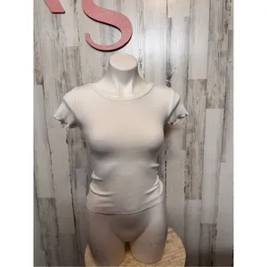 THE OG TEE COLLECTION shrunken white top size XS thumbnail 2