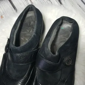 Dansko slip on black clog mule nursing career shoes sz 9 thumbnail 4