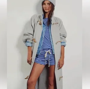 Free People Alma Duffle Coat Beech thumbnail 2