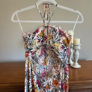 Anthropologie Maronie Floral Front Cutout Jumpsuit Size S NWT thumbnail 2