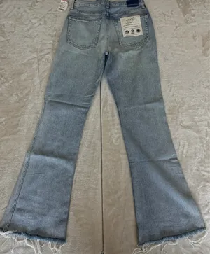 Etica Light Blue Flare Jeans Size 26 thumbnail 7