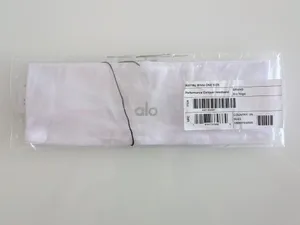 Alo Yoga Performance Conquer Headband White One Size Unisex Yoga A0518U NWT thumbnail 5