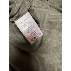 1.STATE Women's‎ High Waist Shorts Vegan Faux Suede Pleated Olive Earth Sz S thumbnail 10