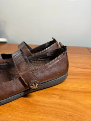 B.o.c. Brown Mary Jane Style Clog Loafer Comfort Shoe Button Slip On Brown 10 thumbnail 2