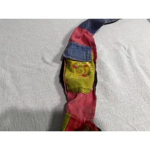 Boho Patchwork Cotton Hobo Bag Nepal Peace Flower Crossbody Multi Color thumbnail 2
