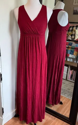 Matty M Small Red Maxi Dress thumbnail 1