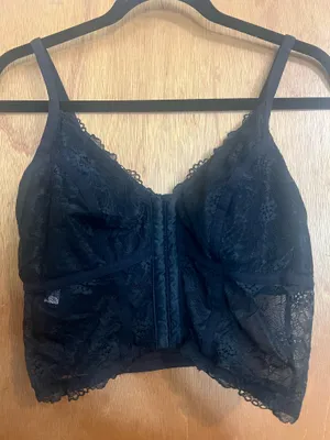 Black bralette Size L thumbnail 1