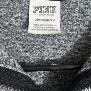 Women’s Victoria’s Secret PINK Quarter Zip Pullover Grey XS‎ thumbnail 4