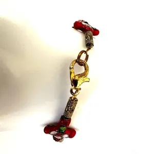 Cloisonné Red Cross bracelet Red thumbnail 5