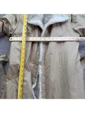 Vintage London Fog Full Length Faux Fur Lined Belted Trench Coat Womens 8 70s thumbnail 4