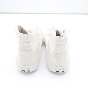 Vans Sk8-Hi High Top Sneakers Off White Canvas Skate Shoes Womens 6.5 thumbnail 7