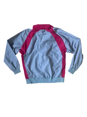 Vintage Lacoste Womens Size Small Gray Red Jacket thumbnail 2