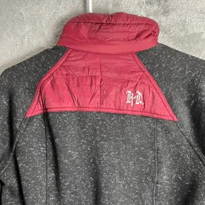 Harley Davidson Small Red Black Lightweight Full Zip Jacket Motorcycle Biker thumbnail 4