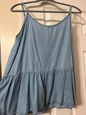 Mine Blue Denim Tank Yop Size L thumbnail 2