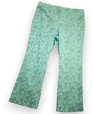 Motherhood‎ Womens Pants Size Small Maternity Green White Floral Crop NEW thumbnail 1