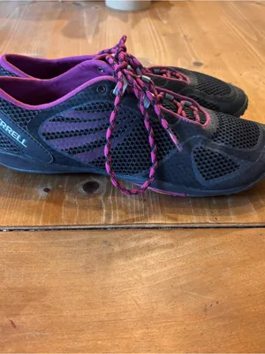 Merrell womens pace glove 2 barefoot trail running shoes purple/black 8.5 thumbnail 4
