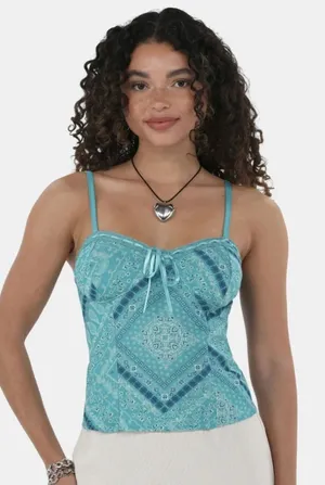 NO BOUNDARIES Womens Top Size Small Corset Style Lace Trim Padded Bra New thumbnail 1