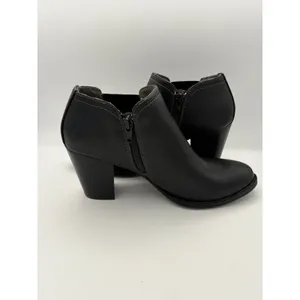 Women’s Eüro Soft Size 8 Black Leather Ankle Boots thumbnail 5