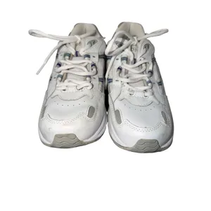 Vionic Walker Classic Womens White Purple Leather Walking Shoes Size 8 thumbnail 4