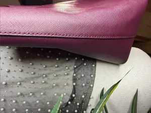 kate spade plum saffiano tote in deep berry thumbnail 4