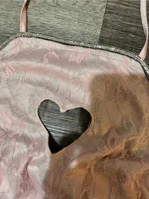 FINESSE Micaela Heart Cut Out Lace Mini Dress thumbnail 8