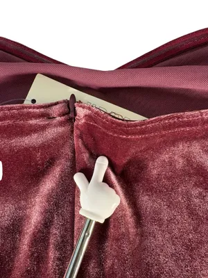 Light Before Dark Velvet Mini Dress L Strapless Sweetheart Y2K Burgundy NWT thumbnail 12