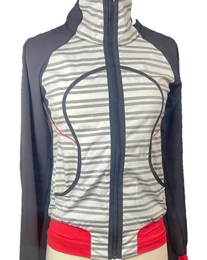 Lululemon Athletica Gray and Black‎ Ski Jacket Size S thumbnail 1